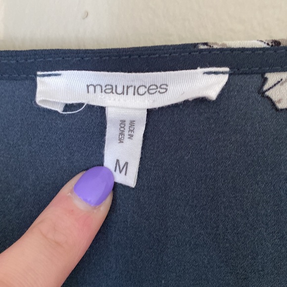 Maurices floral blouse, size medium - Picture 3 of 7